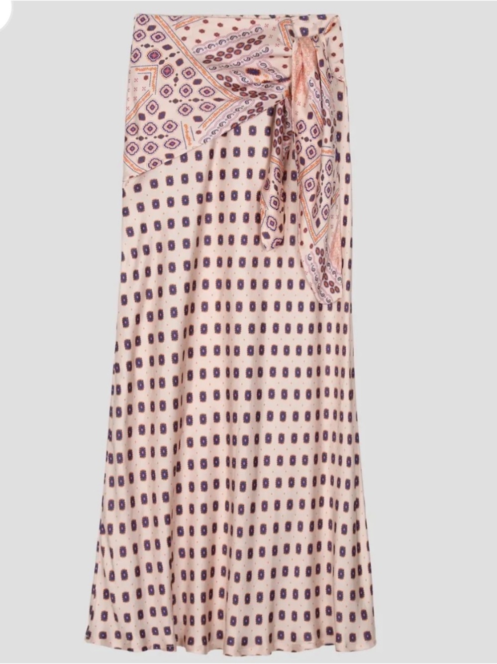 Minnie Yorker Lina Satin Skirt